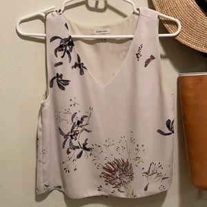 Babaton floral tank blouse